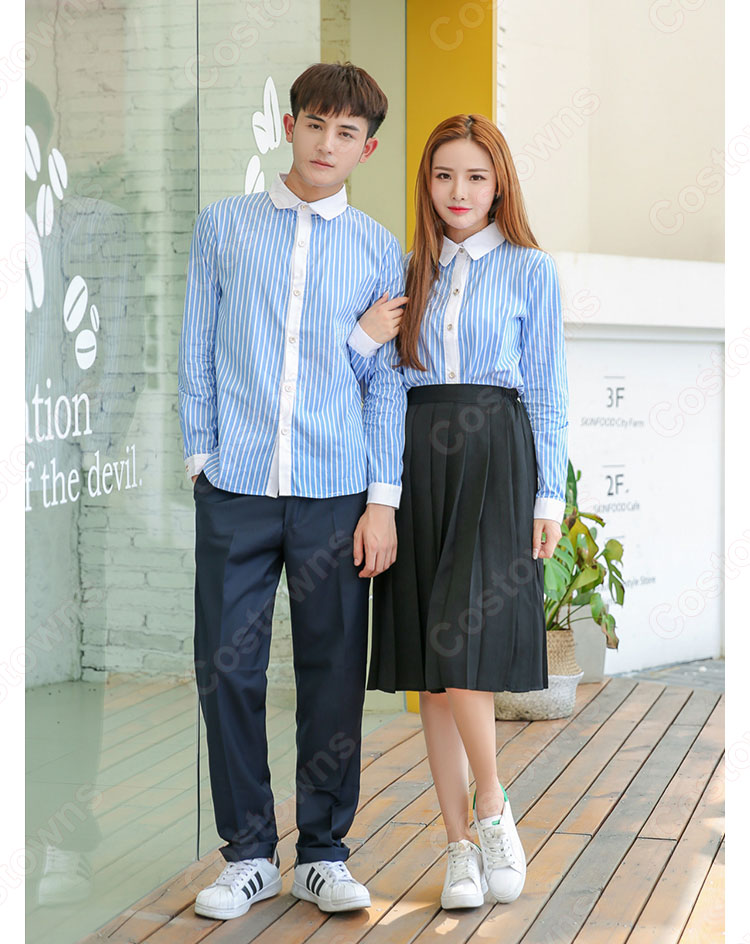 学園制服 コスプレ衣装 文化祭 体育祭 ユニフォーム コスチューム 欧米風制服 組み合わせ自由  5