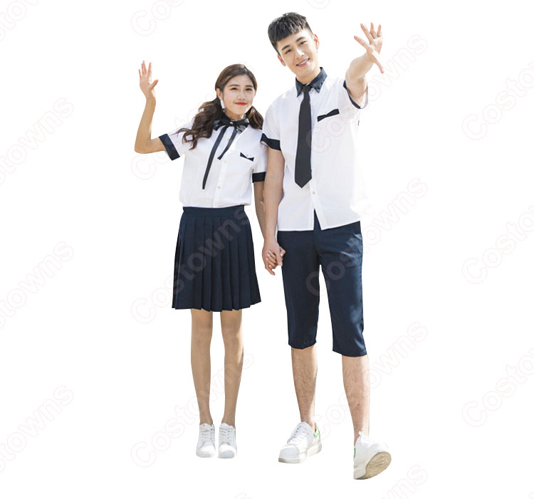 学園制服 コスプレ衣装 文化祭 体育祭 ユニフォーム コスチューム 欧米風制服 組み合わせ自由 0
