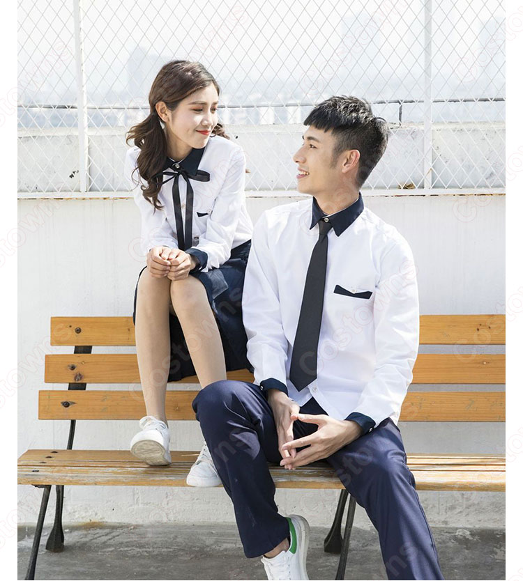 学園制服 コスプレ衣装 文化祭 体育祭 ユニフォーム コスチューム 欧米風制服 組み合わせ自由 3