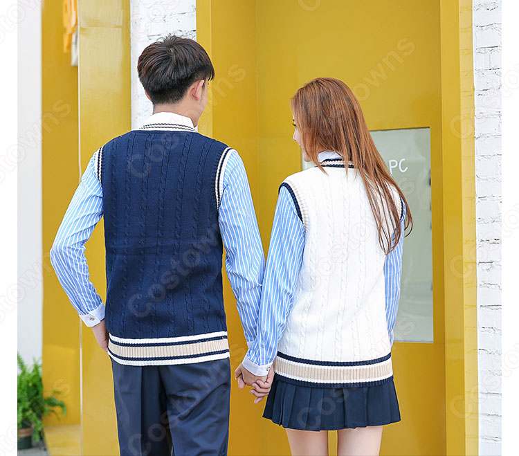 学園制服 コスプレ衣装 文化祭 体育祭 ユニフォーム コスチューム 欧米風制服 組み合わせ自由  12