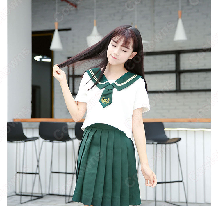学園制服 コスプレ衣装 文化祭 体育祭 ユニフォーム コスチューム セーラー服 0