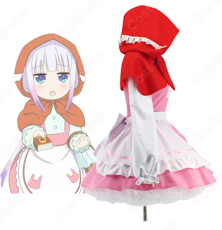 カンナカムイ　コスプレ衣装　【小林さんちのメイドラゴン】　カンナの変身　マッチ売りの少龍衣装 2