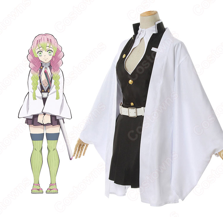 甘露寺蜜璃 コスプレ衣装 【鬼滅の刃】 (かんろじみつり) 恋柱 鬼殺隊隊服 1