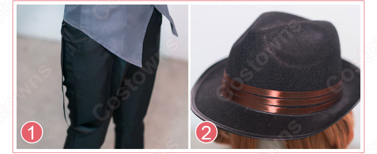 中原中也 コスプレ衣装 【文豪ストレイドッグス】 (なかはら ちゅうや) ポートマフィア 汚れつちまつた悲しみに 日常服 6