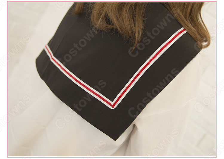 学院制服　コスプレ衣装　文化祭　体育祭　ユニフォーム　コスチューム　欧米日本韓国学生制服　改良セーラー服　制服上下セット 4