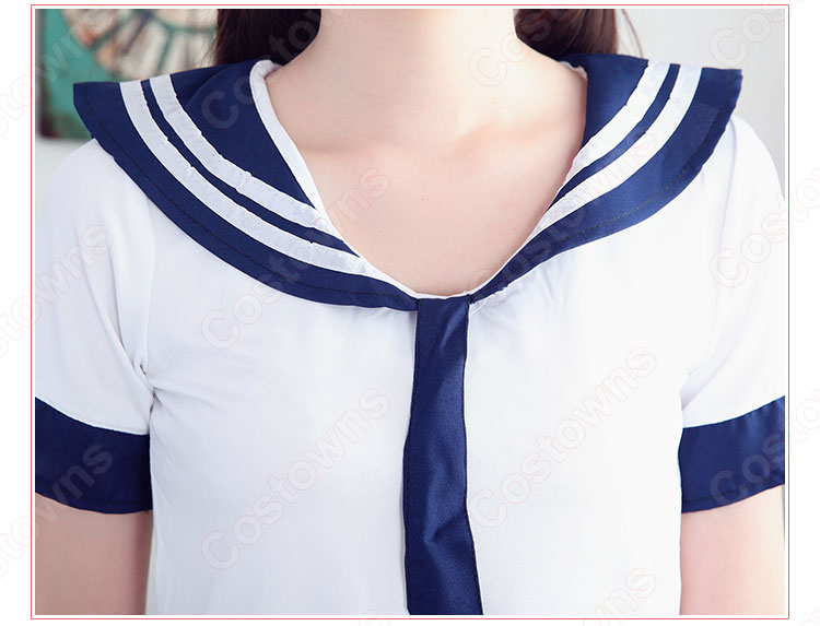 学園制服　コスプレ衣装　文化祭　体育祭　ユニフォーム　コスチューム　日本韓国学生制服　セクシー　セーラー服　お腹出し 5