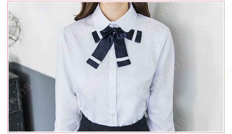 学院風制服 コスプレ衣装 文化祭 体育祭 ユニフォーム コスチューム 欧米日本韓国学生制服 学校制服 上下セット 3