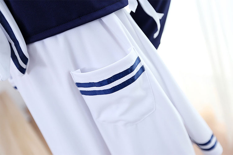学園制服　コスプレ衣装　文化祭　体育祭　ユニフォーム　コスチューム　日本学生制服　水兵服　セーラー服　上下セット 8