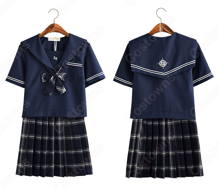 新品　XLチェックスカート　コスプレ衣装　クラーク記念国際高校風　夏　レプリカ 新品 Lチェックスカート コスプレ衣装 クラーク記念国際 高校風