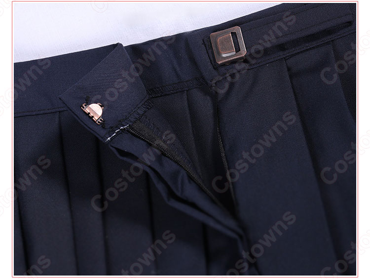 学園制服 コスプレ衣装 文化祭 体育祭 ユニフォーム コスチューム 日本学生制服 水兵服 セーラー服 上下セット 8