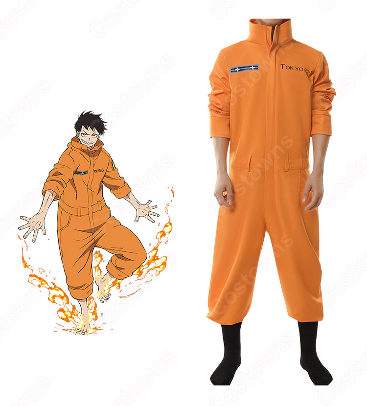 森羅日下部 コスプレ衣装 【炎炎ノ消防隊】 cosplay シンラ 森羅日下部 コスプレ衣装 【炎炎ノ消防隊】 cosplay シンラ