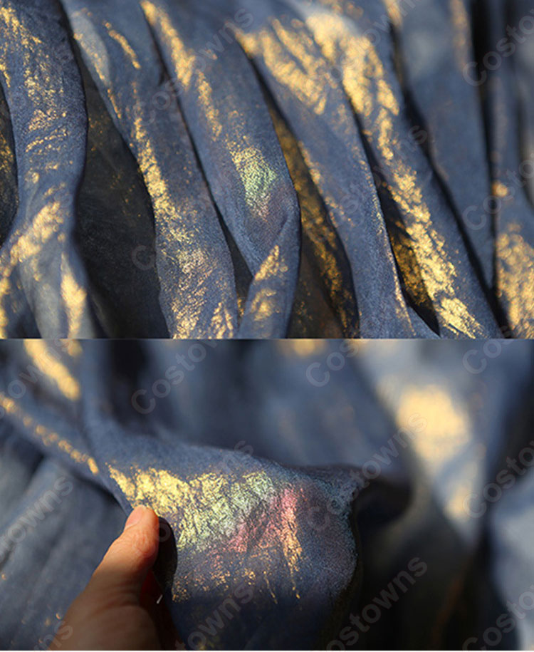 漢服 襦裙 コスプレ衣装 中国伝統衣装 古風 可愛い 中国時代劇 学園祭 パーティー 演出服 おしゃれコス服 羽刺繍付き 5