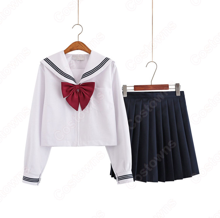 学園制服 コスプレ衣装 文化祭 体育祭 ユニフォーム コスチューム セーラー服  0