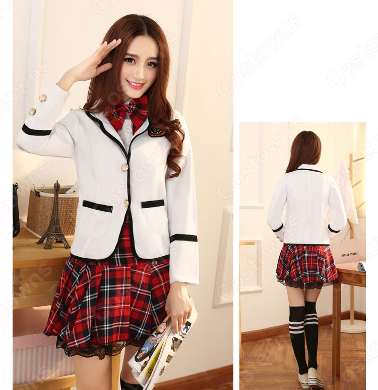 学園制服　コスプレ衣装　文化祭　体育祭　ユニフォーム　コスチューム　欧米風制服　上下セット組み合わせ自由　 3