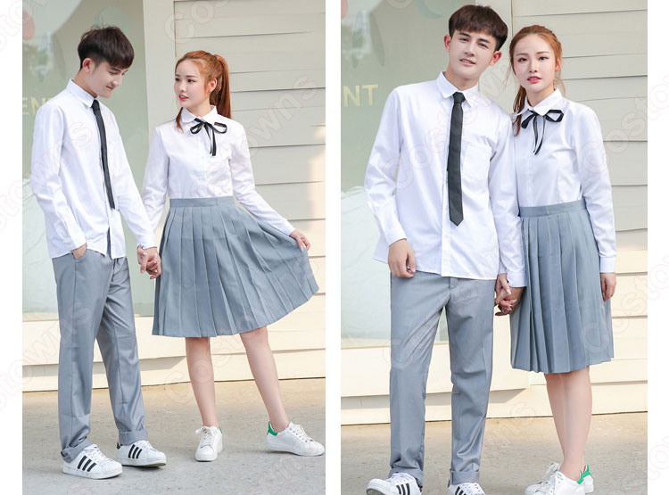 学園制服 コスプレ衣装 文化祭 体育祭 ユニフォーム コスチューム 日本韓国風学校制服  男女上下セット組み合わせ自由  3