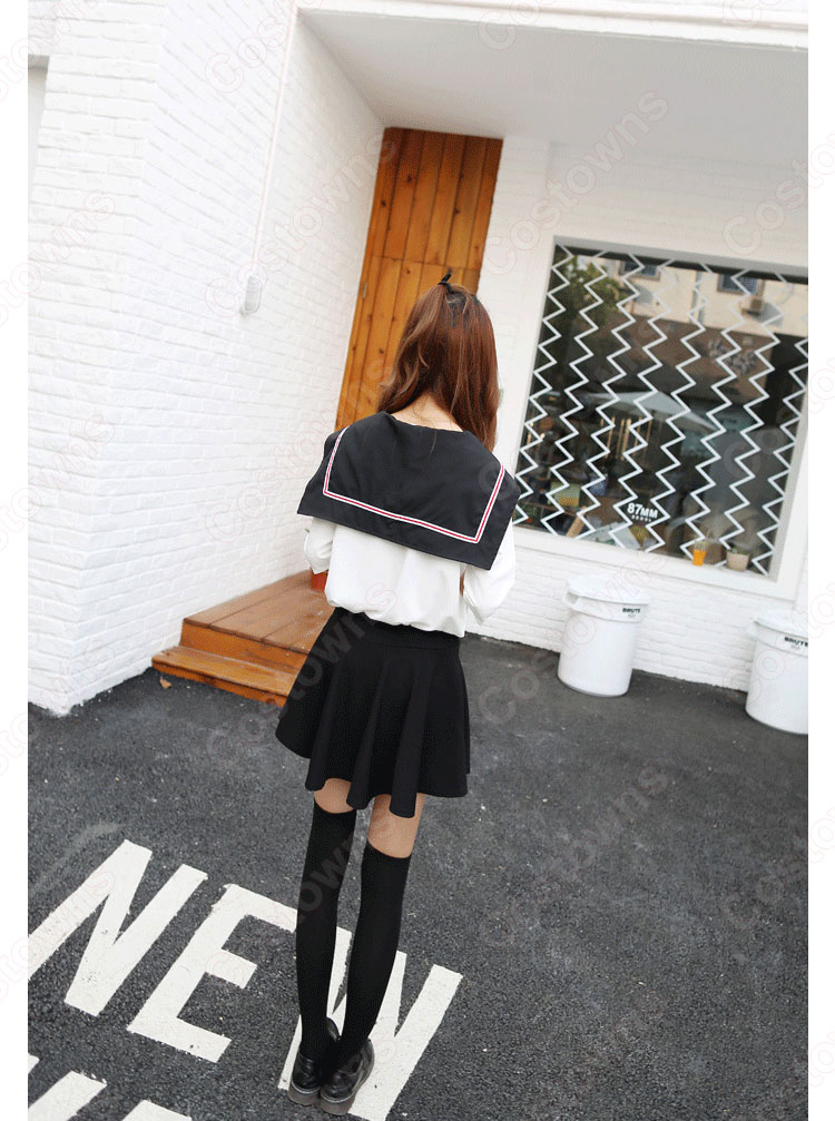 学園制服　コスプレ衣装　文化祭　体育祭　ユニフォーム　コスチューム　水兵服　セーラー服 2