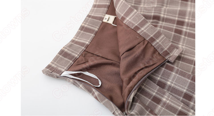 学園制服 コスプレ衣装 文化祭 体育祭 ユニフォーム コスチューム 水兵服 レトロ チェック柄セーラー服 9