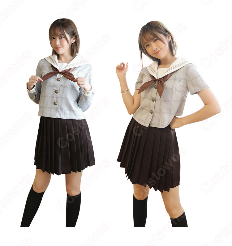 セーラー服　夏服　コスプレ　コスチューム　本物 学園制服 コスプレ衣装 文化祭 体育祭 ユニフォーム