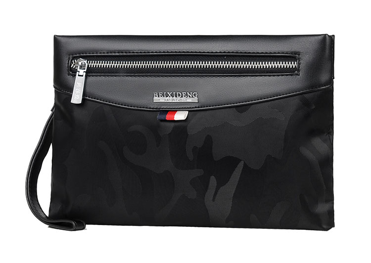 Whatna クラッチ バッグ メンズ バッグ セカンドバッグ 大きめ Ipad9 7収納可 化粧かばん 手持ちバッグ 結婚式 バッグ 冠婚葬祭バッグ 男性用 紳士用 通勤用 黒 青 Z3005 Costowns