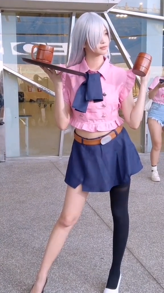 コスプレ衣装 セット メイド服 かわいいミニのスカート 2