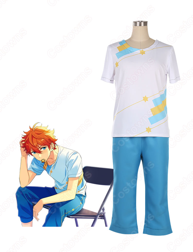 明星スバル コスプレ衣装 【あんさんぶるスターズ!】 対向!星合う夜の天球戯 七夕まつり 才能開花前 コスチューム 運動服 ジャージ 練習着 1