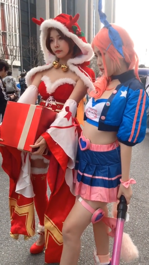 王者の栄光 貂蝉 コスプレ衣装 | クリスマス コスチューム コスプレ かわいい 赤い帽子 衣装 仮装 ハロウィーン 4