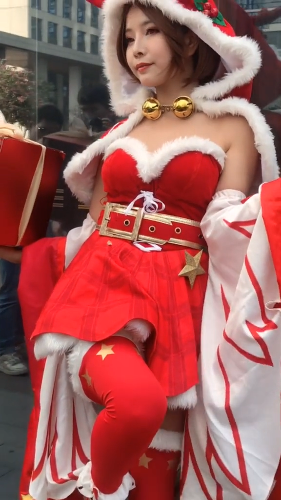王者の栄光 貂蝉 コスプレ衣装 | クリスマス コスチューム コスプレ かわいい 赤い帽子 衣装 仮装 ハロウィーン 0