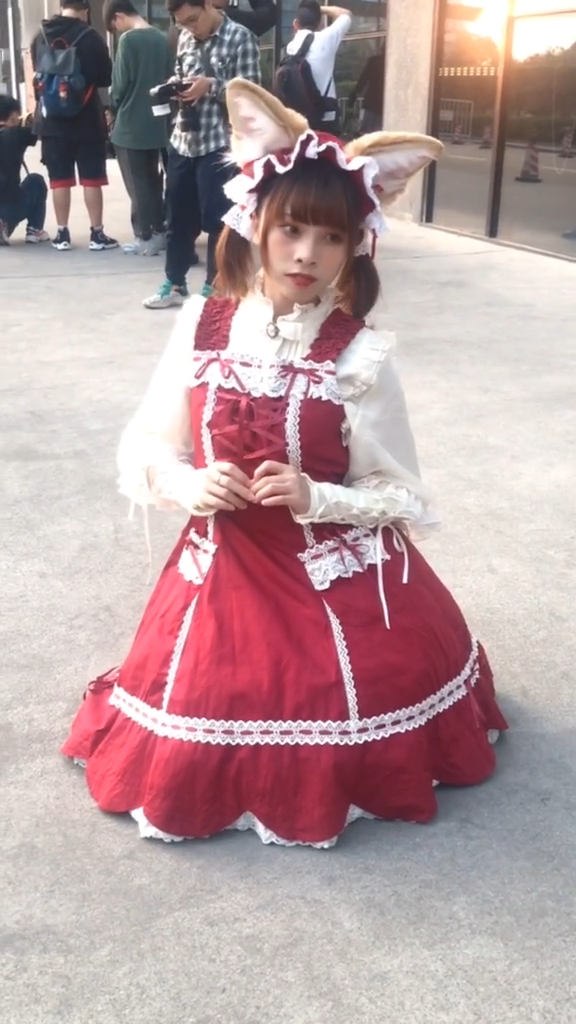 ロリータ  コスプレ衣装  かわいいロリータ 帽子 ワンピース ハイソックス  リゾート 卒業式 2