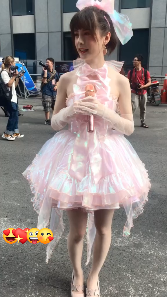 ロリータ コスプレ衣装 ロリータ服 中国風 フレッシュ 可愛い ワンピース 帯 ヘッドバンド イヤリング 装備 3