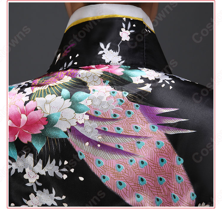 女性浴衣　和服　着物　日本伝統服　舞台衣装　コスプレ衣装　コスチューム　写真撮影　演出服 8