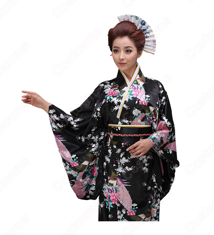 女性浴衣　和服　着物　日本伝統服　舞台衣装　コスプレ衣装　コスチューム　写真撮影　演出服 5