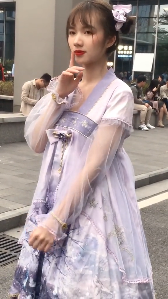 lolita ロリータ服 ichigomikou草叔 夜樱水灯 中華風 パープル 少女風 ロリータ服 ワンピース セット 5