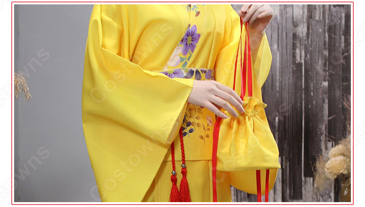 女性浴衣 和服 着物 日本伝統服 舞台衣装 コスプレ衣装 コスチューム 写真撮影 演出服 改良タイプ 5