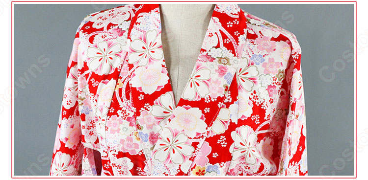 COSTOWNS販売する着物のコスプレ衣装は厳選な素材を使用。プロのデザイナーたちが一つ一つ手作業で制作し、丁寧に仕上げました。コスプレイヤーも納得の質感やボリューム感と細部までこだわった高品質のコスプレ衣装を販売しております。 10