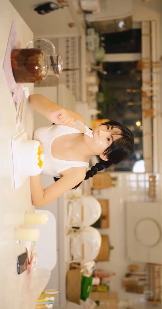 水着 コスプレ衣装 体操 練習着 普段着 白い上着 黒いショーツ 水着 セット 6