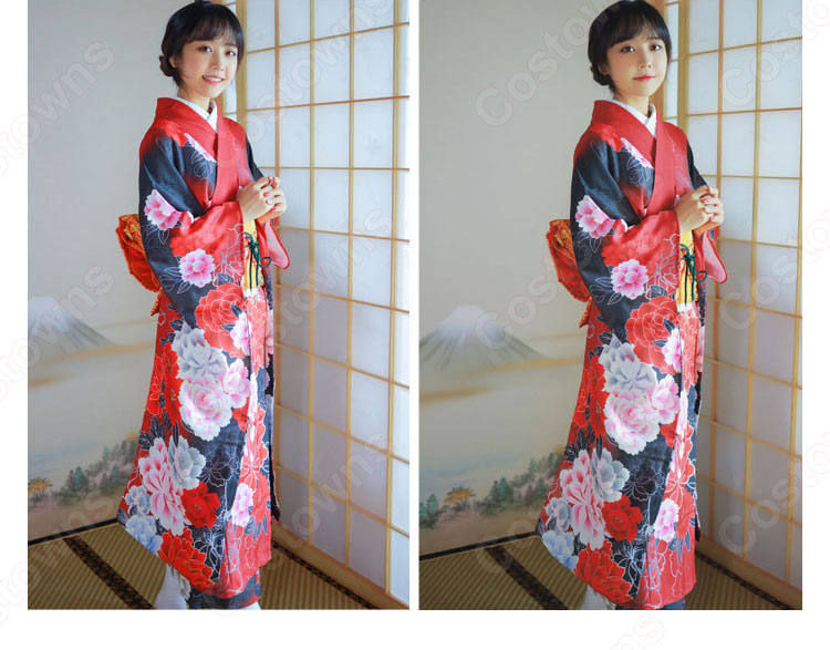 女性浴衣 和服 着物 日本伝統服 舞台衣装 コスプレ衣装