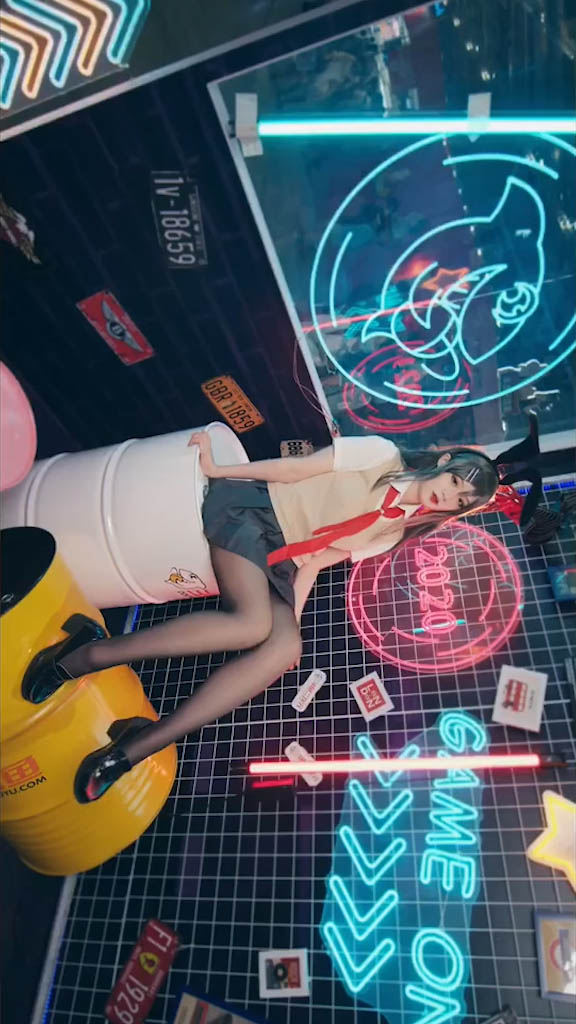 コスプレ 桜島 麻衣(さくらじま まい) アニメ 茶色 制服 セット 6