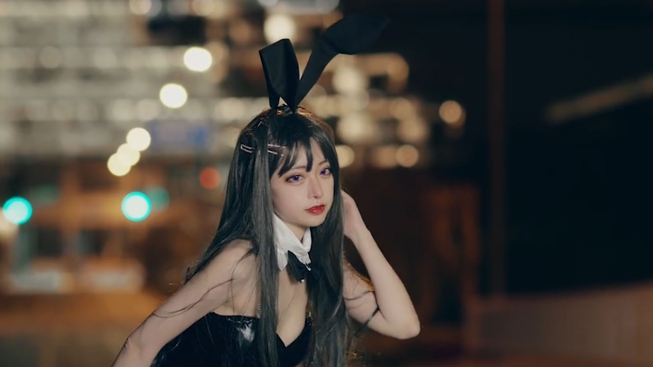 コスプレ衣装 青春ブタ野郎 シリーズ バニーガール コスプレ服 セクシー 可愛い 豪華4点セット 2