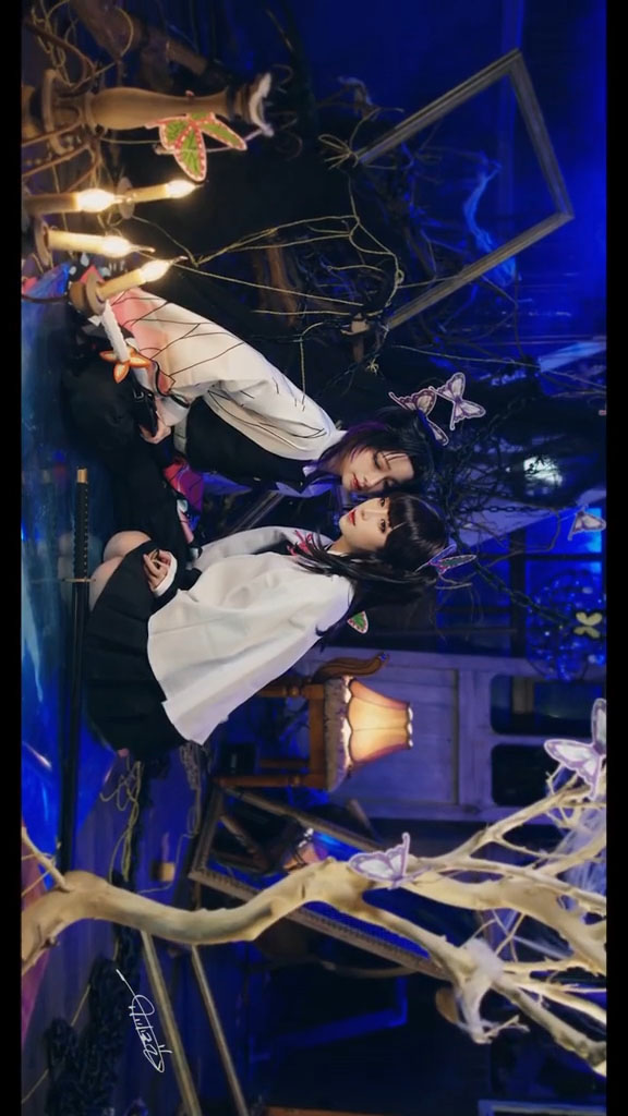 cosplay 【鬼滅の刃】栗花落 カナヲ(つゆり かなを)アニメ コスプレ衣装 9