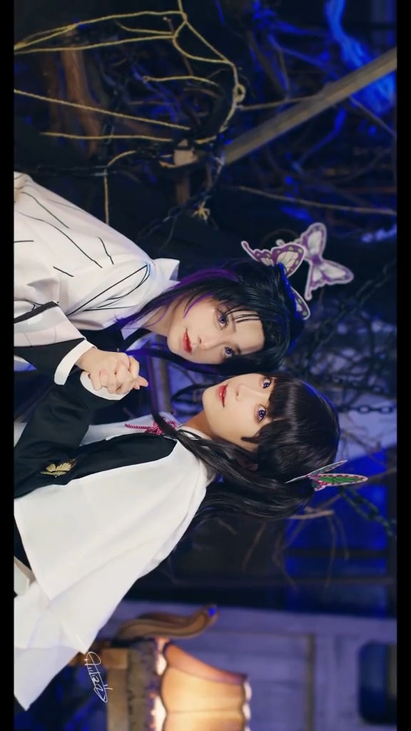 cosplay 【鬼滅の刃】栗花落 カナヲ(つゆり かなを)アニメ コスプレ衣装 8