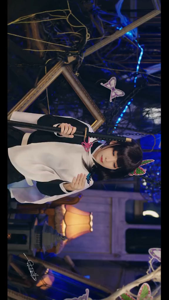 cosplay 【鬼滅の刃】栗花落 カナヲ(つゆり かなを)アニメ コスプレ衣装 0