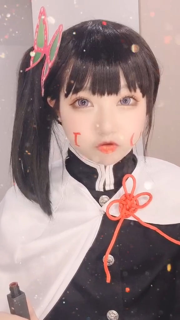 cosplay 【鬼滅の刃】栗花落 カナヲ(つゆり かなを)アニメ コスプレ衣装 12