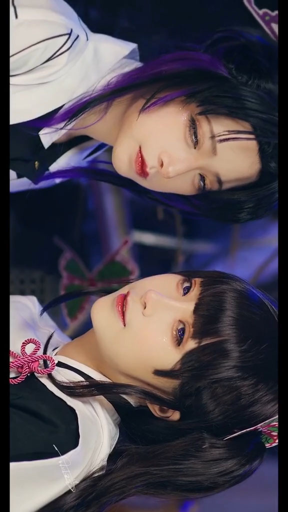 cosplay 【鬼滅の刃】栗花落 カナヲ(つゆり かなを)アニメ コスプレ衣装 6