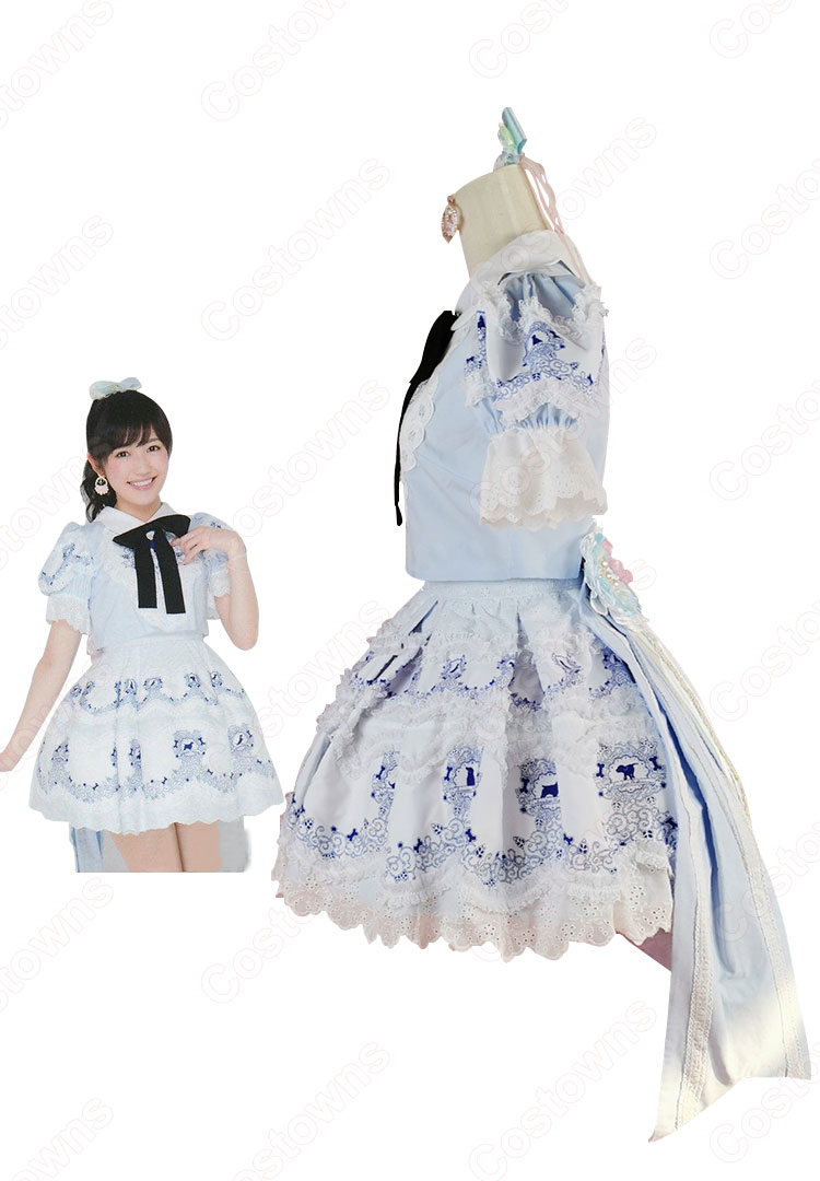 AKB48 　ラブラドール・レトリバー　演出服　ライブ衣装　コスプレ衣装　アイドル衣装　MV衣装　刺繍スカート-4