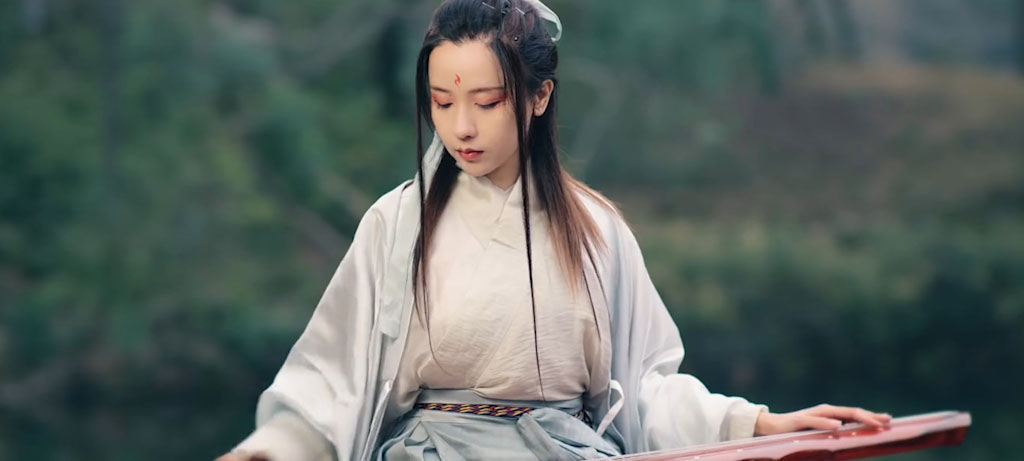 中華コスプレ衣装 オリジナル漢服登場　あっさり上質中国伝統古代衣装　古典漢服　五点セット-11