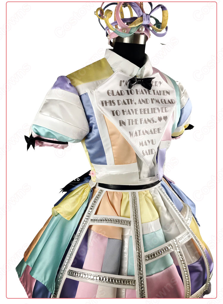 AKB48グループ 東京ドームコンサート 「心のプラカード」 演出服 ライブ衣装 コスプレ衣装 アイドル衣装 -5