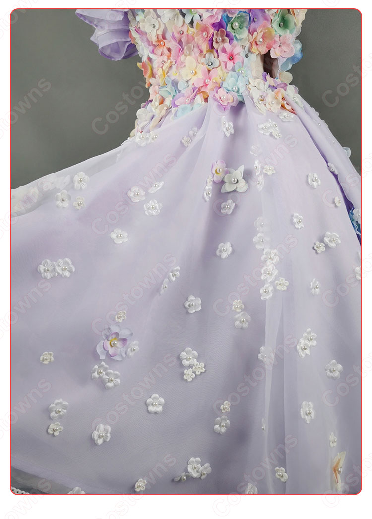 渡辺麻友　「AKB48第8回選抜総選挙」　「高橋みなみ卒業コンサート」　演出服　ライブ衣装　コスプレ衣装　アイドル衣装　紫ワンピース-8