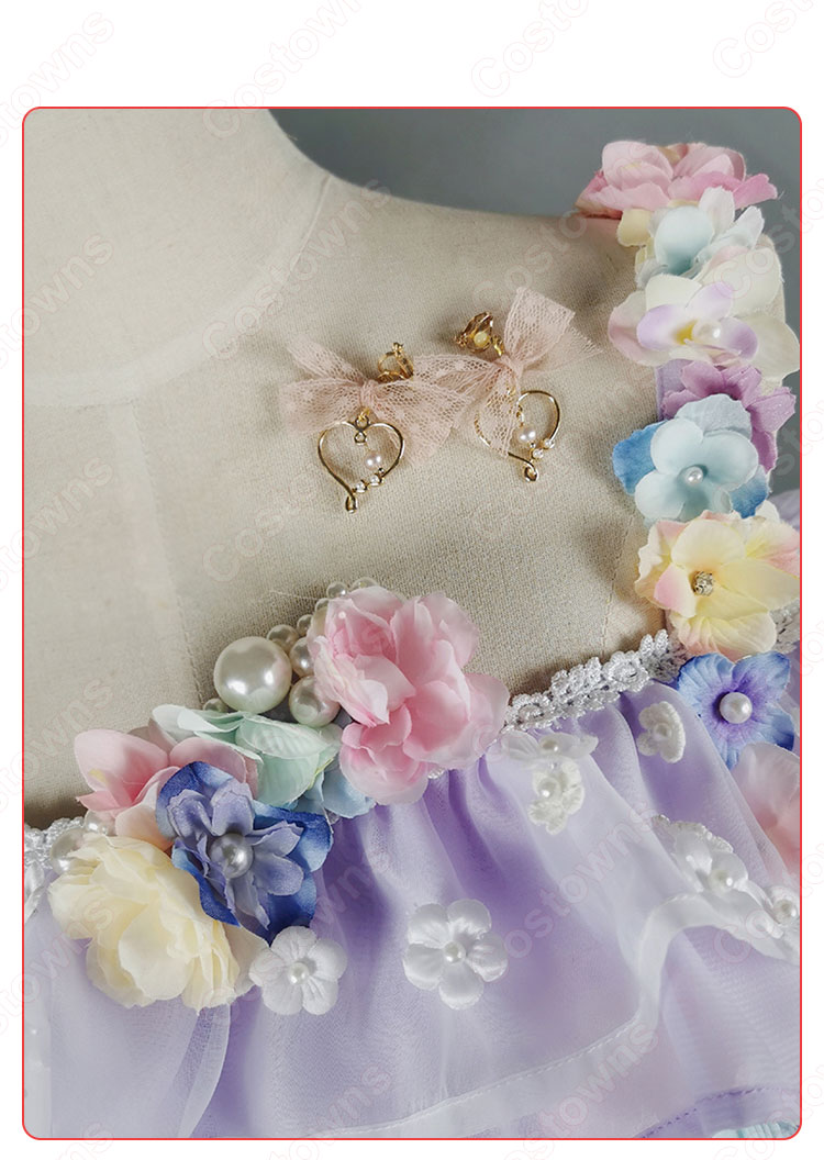 渡辺麻友　「AKB48第8回選抜総選挙」　「高橋みなみ卒業コンサート」　演出服　ライブ衣装　コスプレ衣装　アイドル衣装　紫ワンピース-6