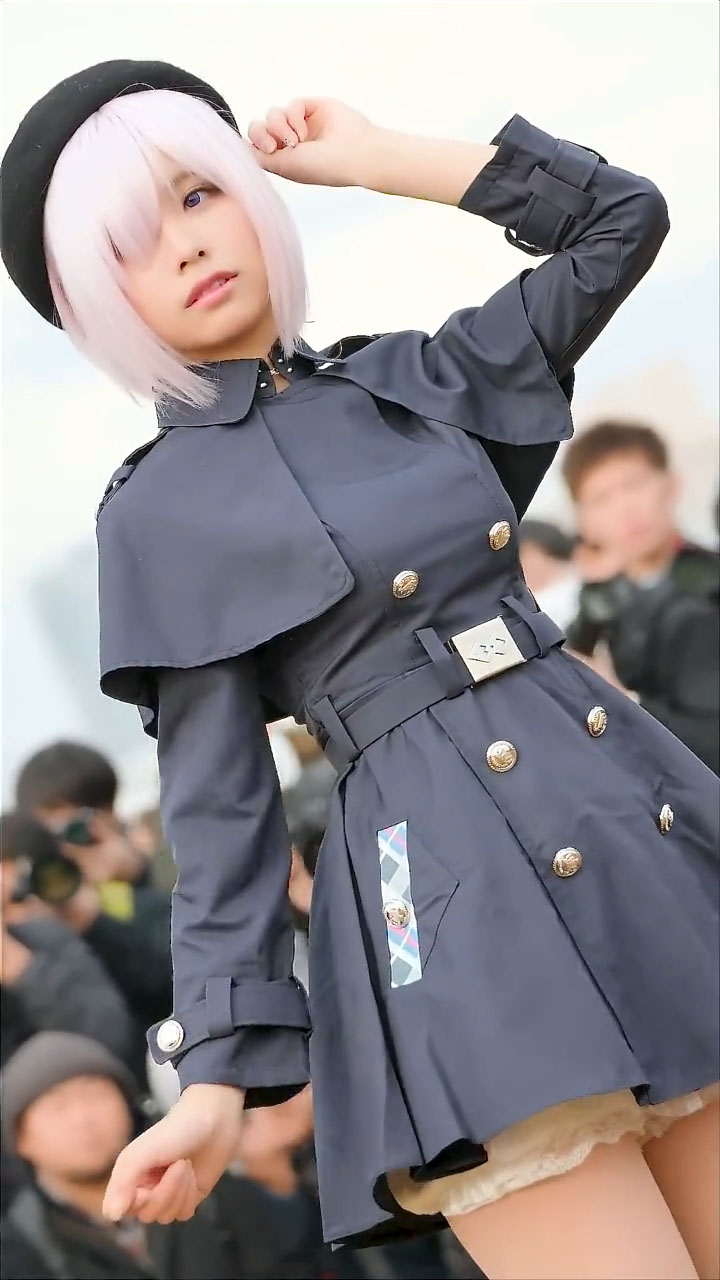 fgo 『Fate/Grand Order』マシュ・キリエライト アニメ服 ゲーム服 文化祭 学園祭 コスプレ衣装-7