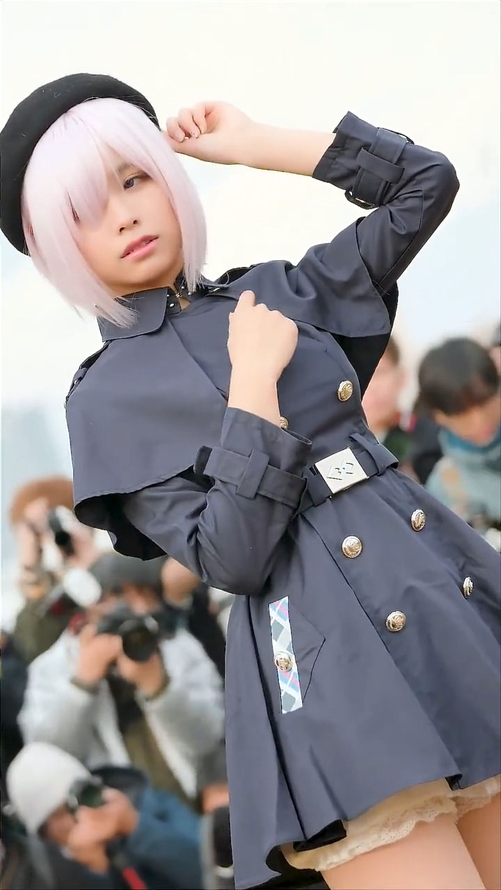 fgo 『Fate/Grand Order』マシュ・キリエライト アニメ服 ゲーム服 文化祭 学園祭 コスプレ衣装-10